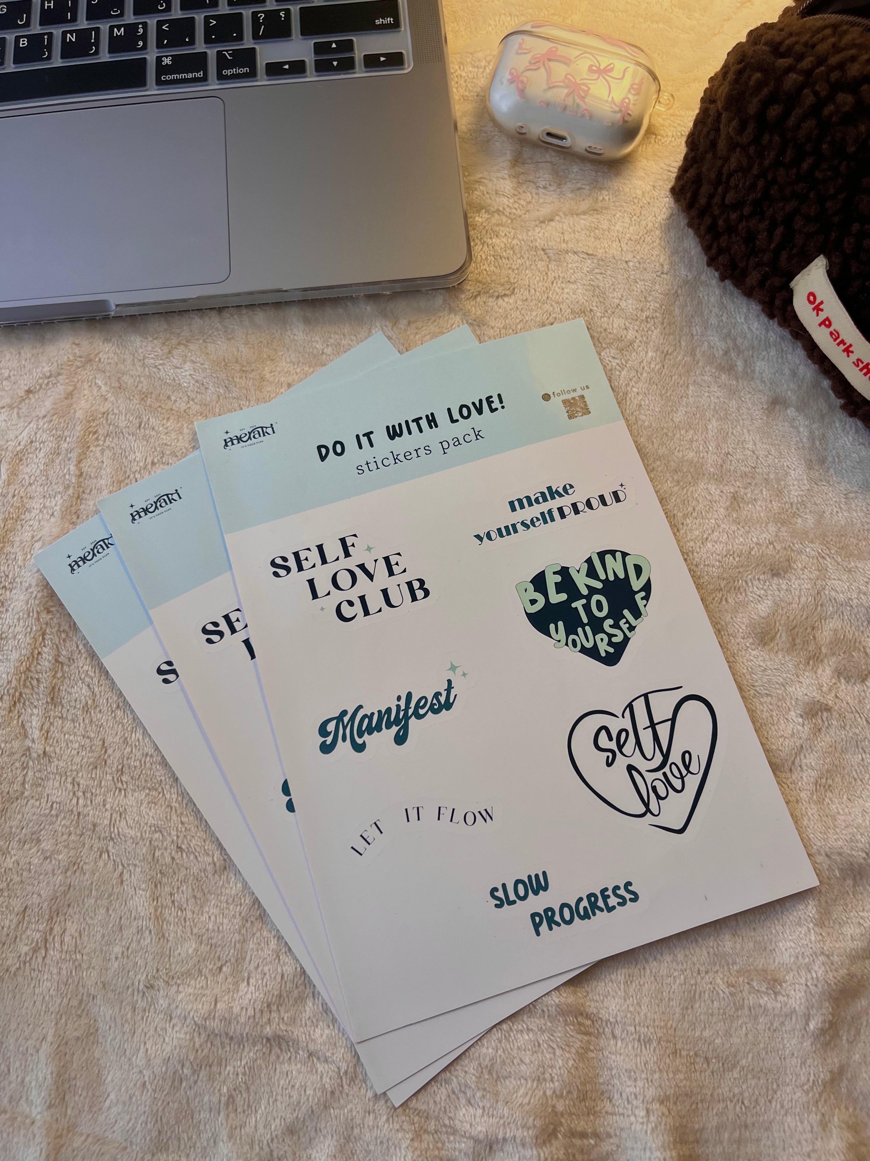 Do it with love stickers pack
