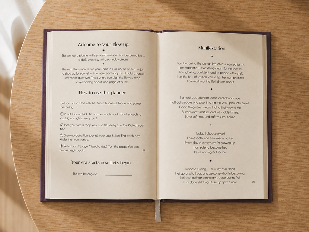 The Glow up planner