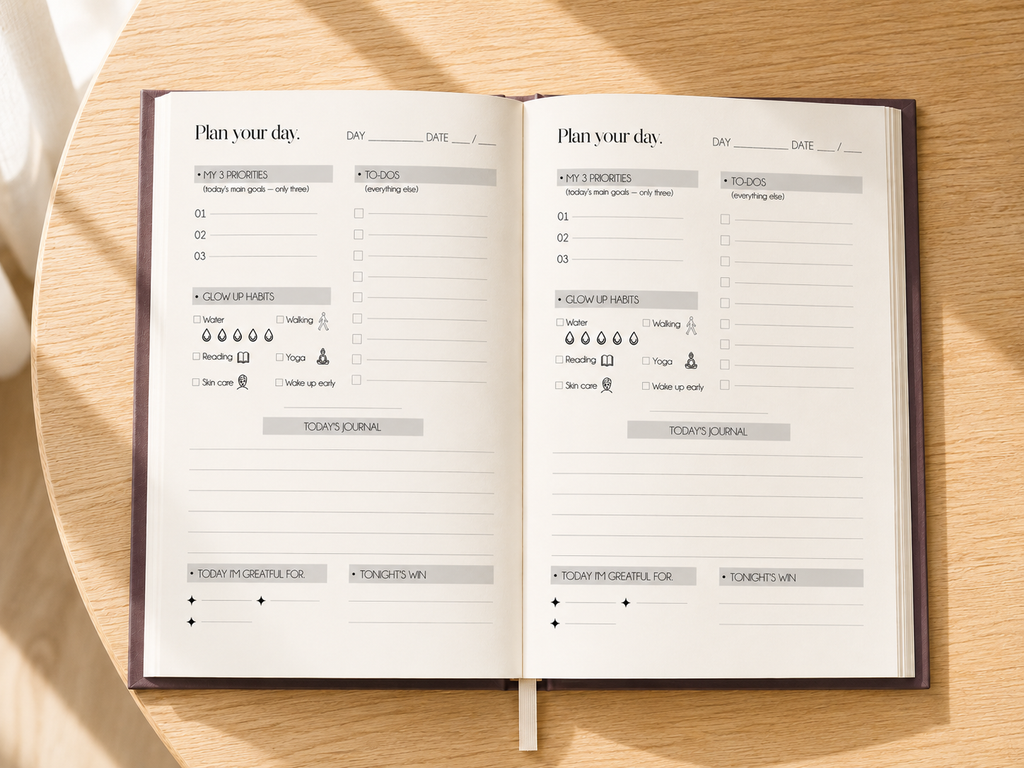 The Glow up planner