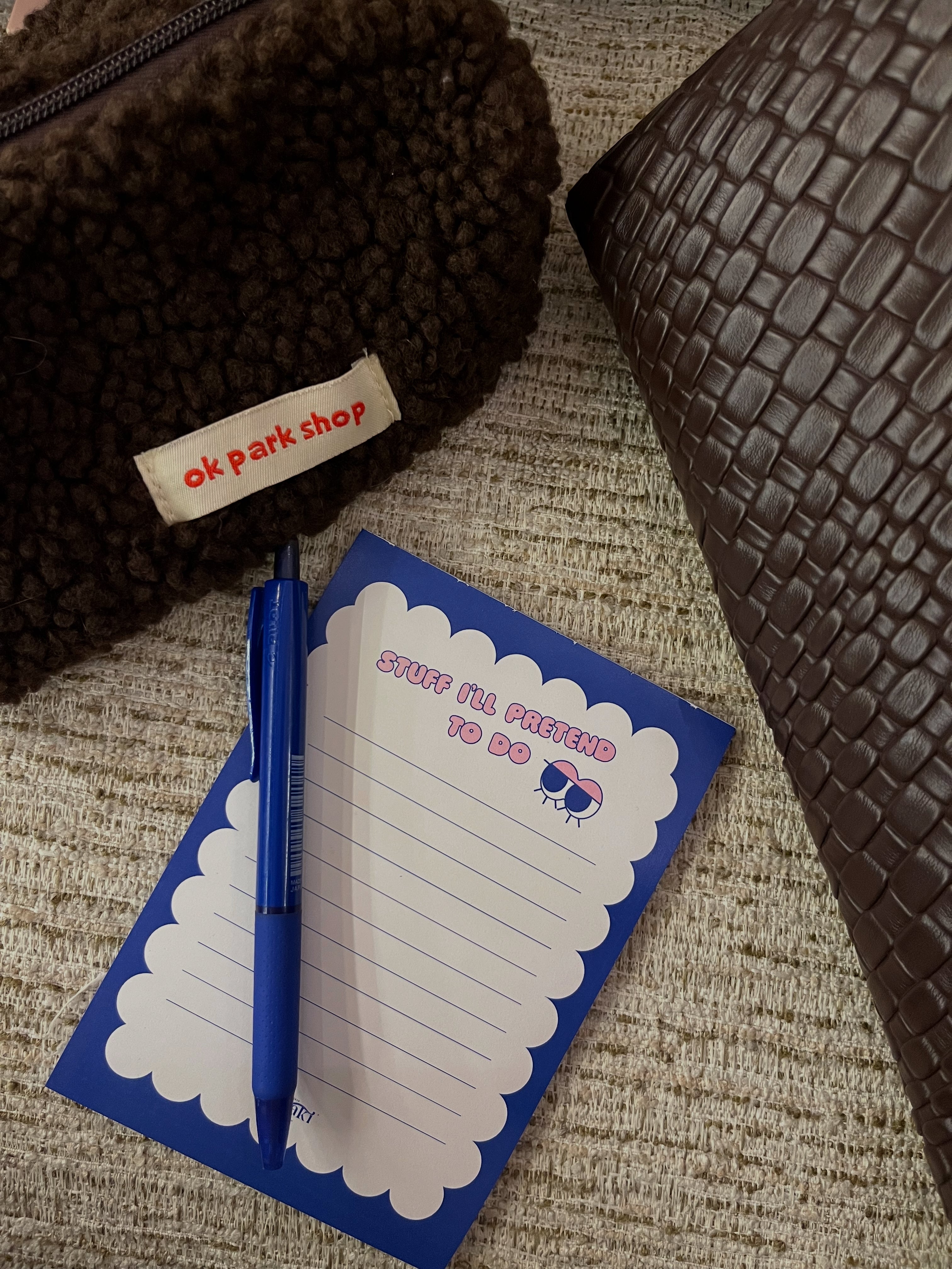 ''stuff i'll pretend to do '' to-do list