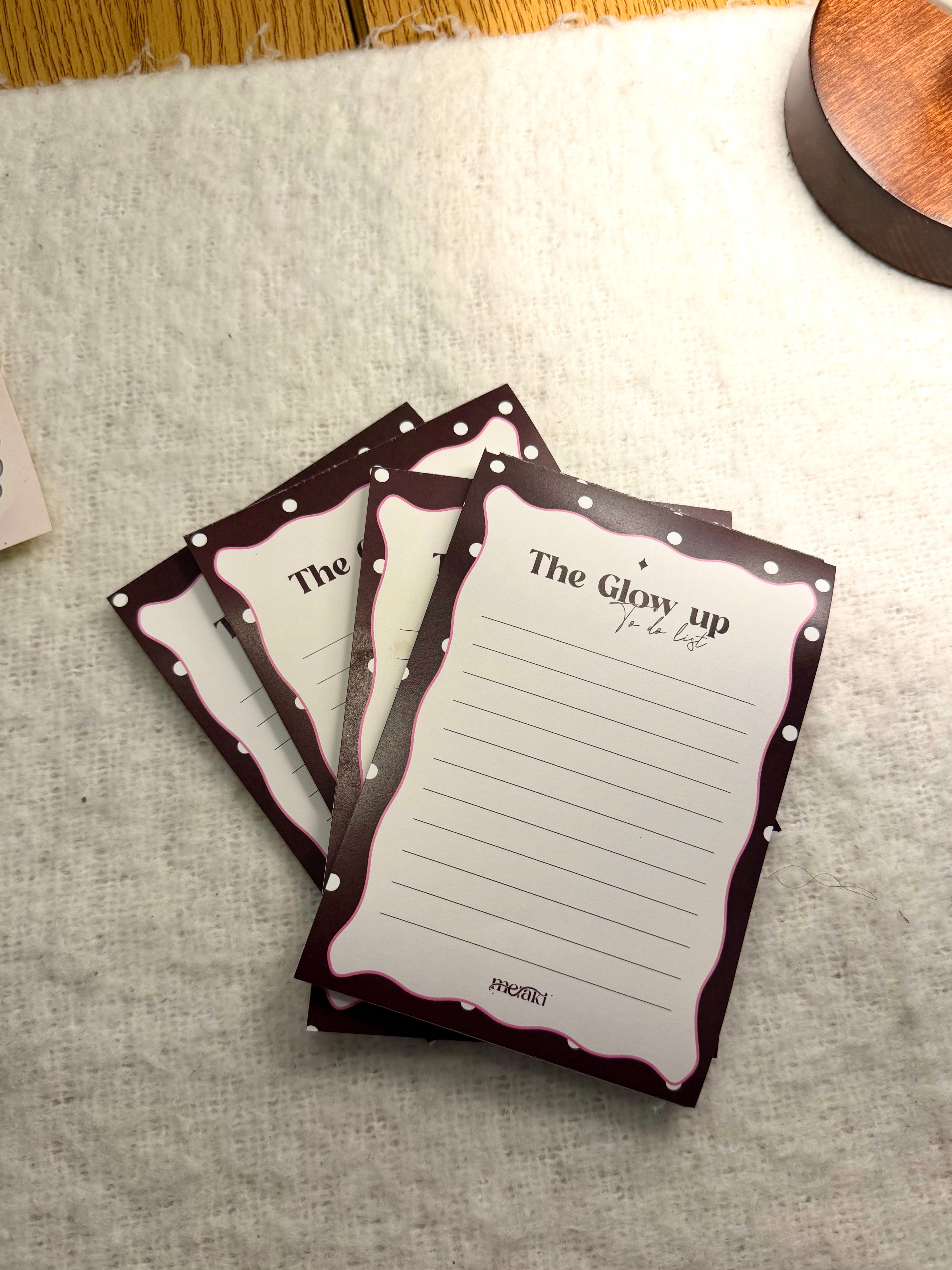The Glow up to do list