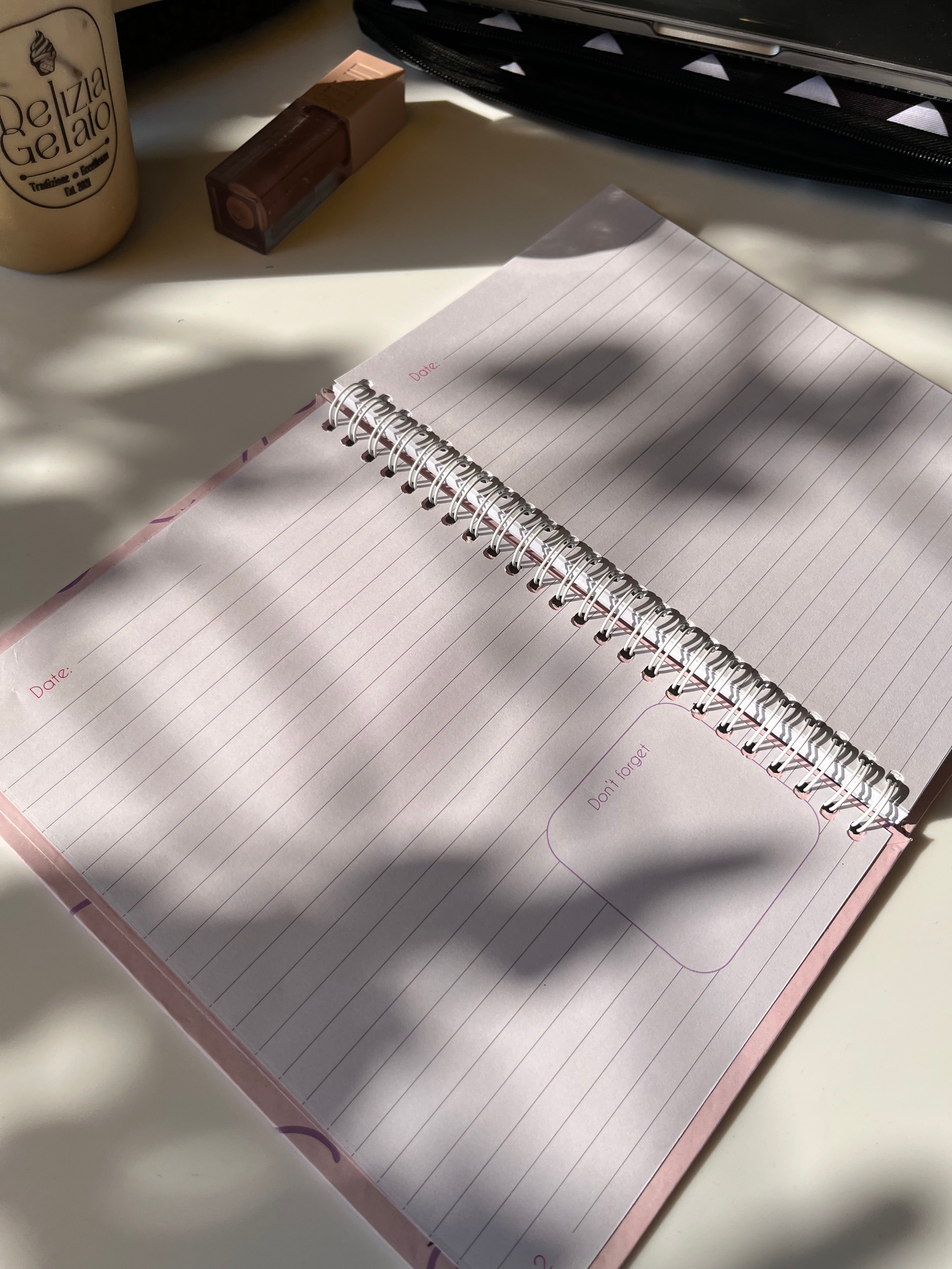 ''shut up I'm manifesting'' notebook