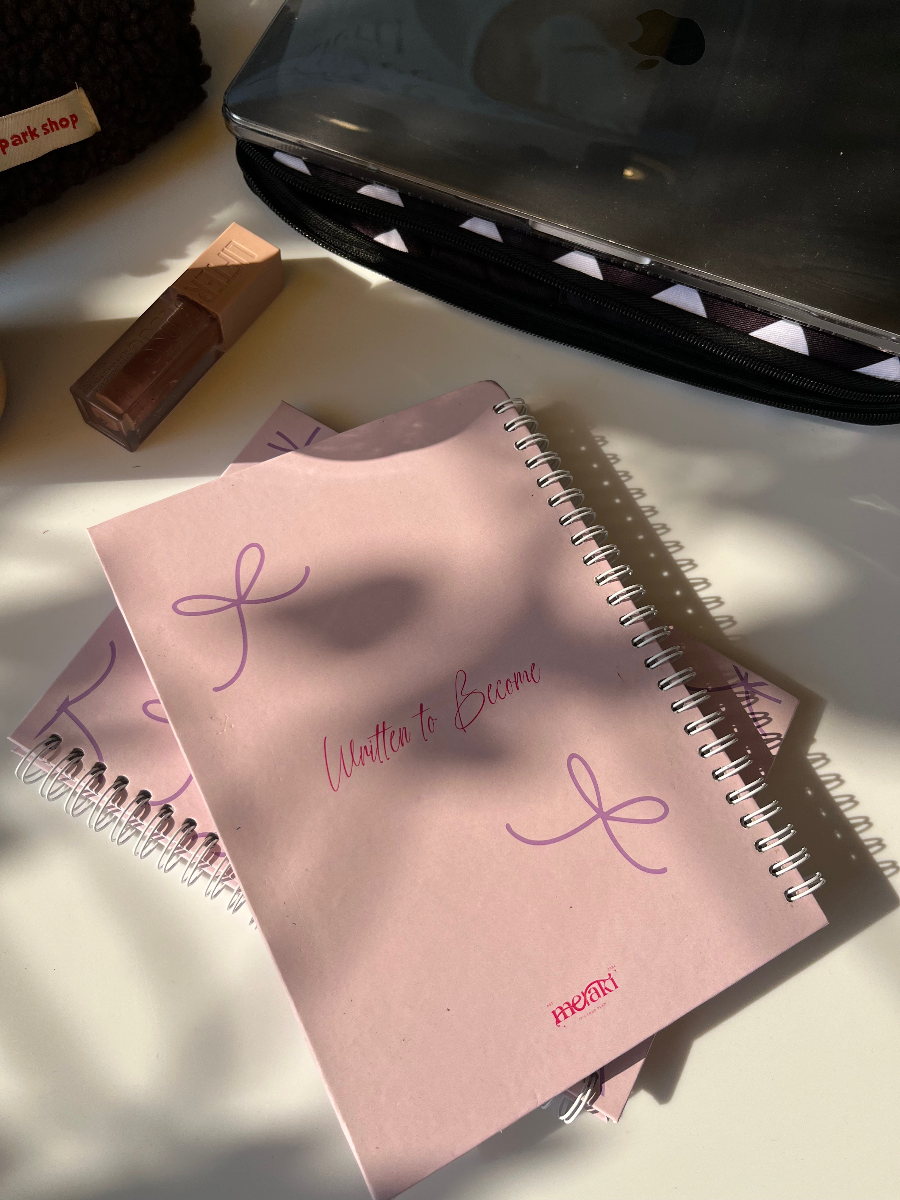 ''shut up I'm manifesting'' notebook