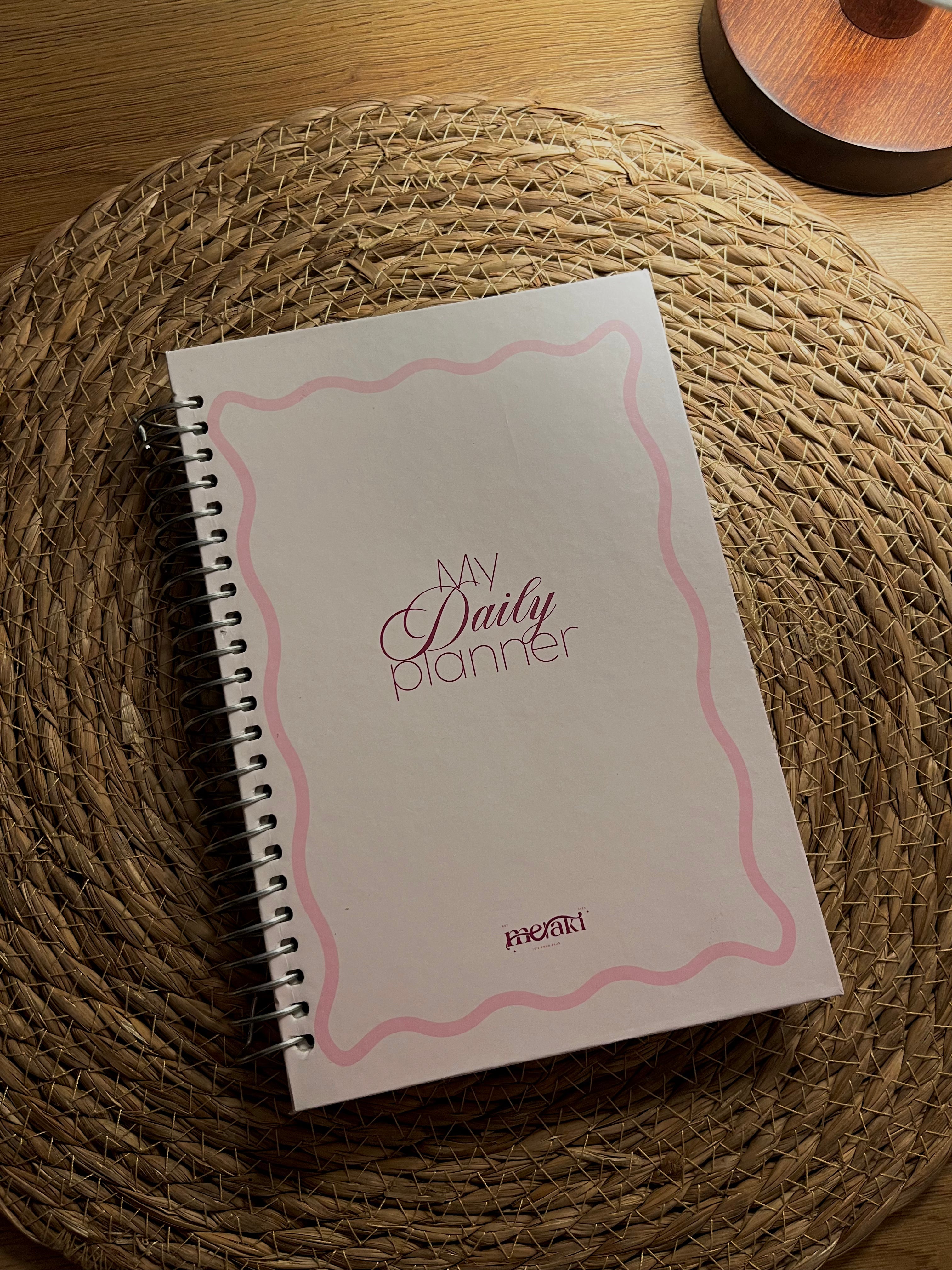 productivity planner - MY DAILY PLANNER