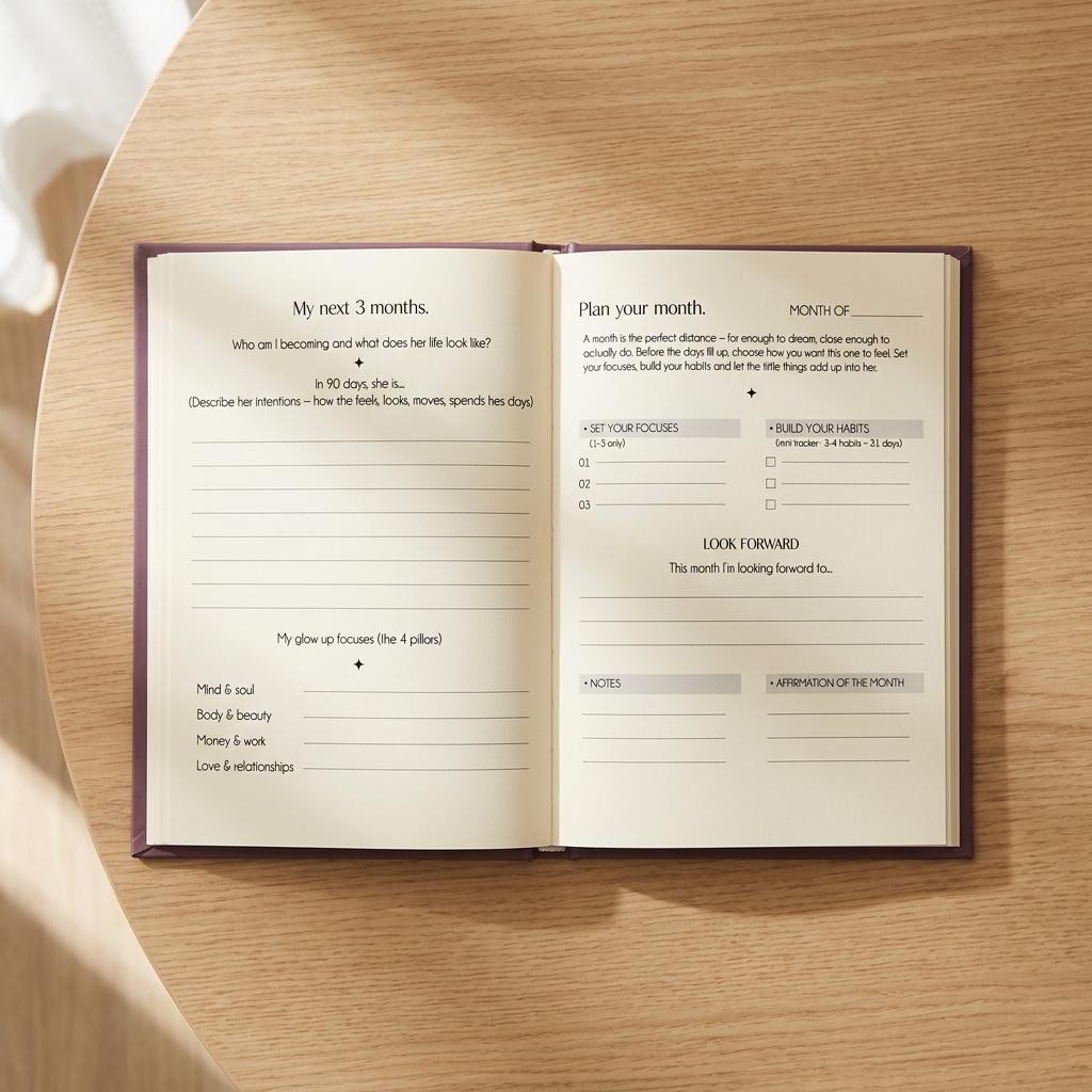 The Glow up planner