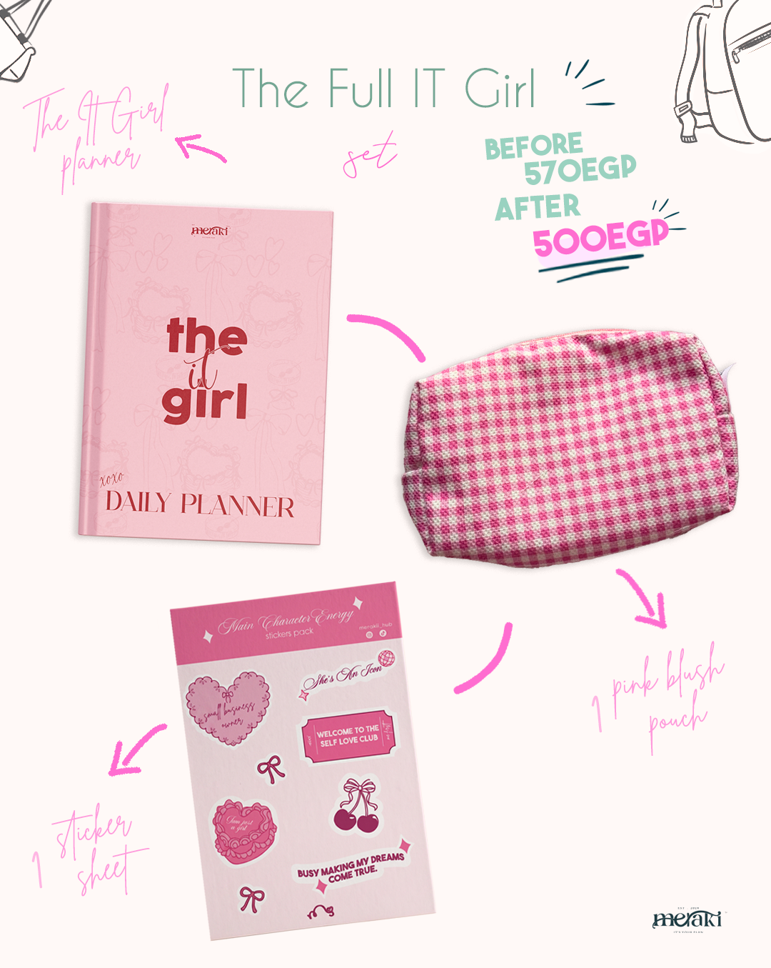 The full IT Girl set