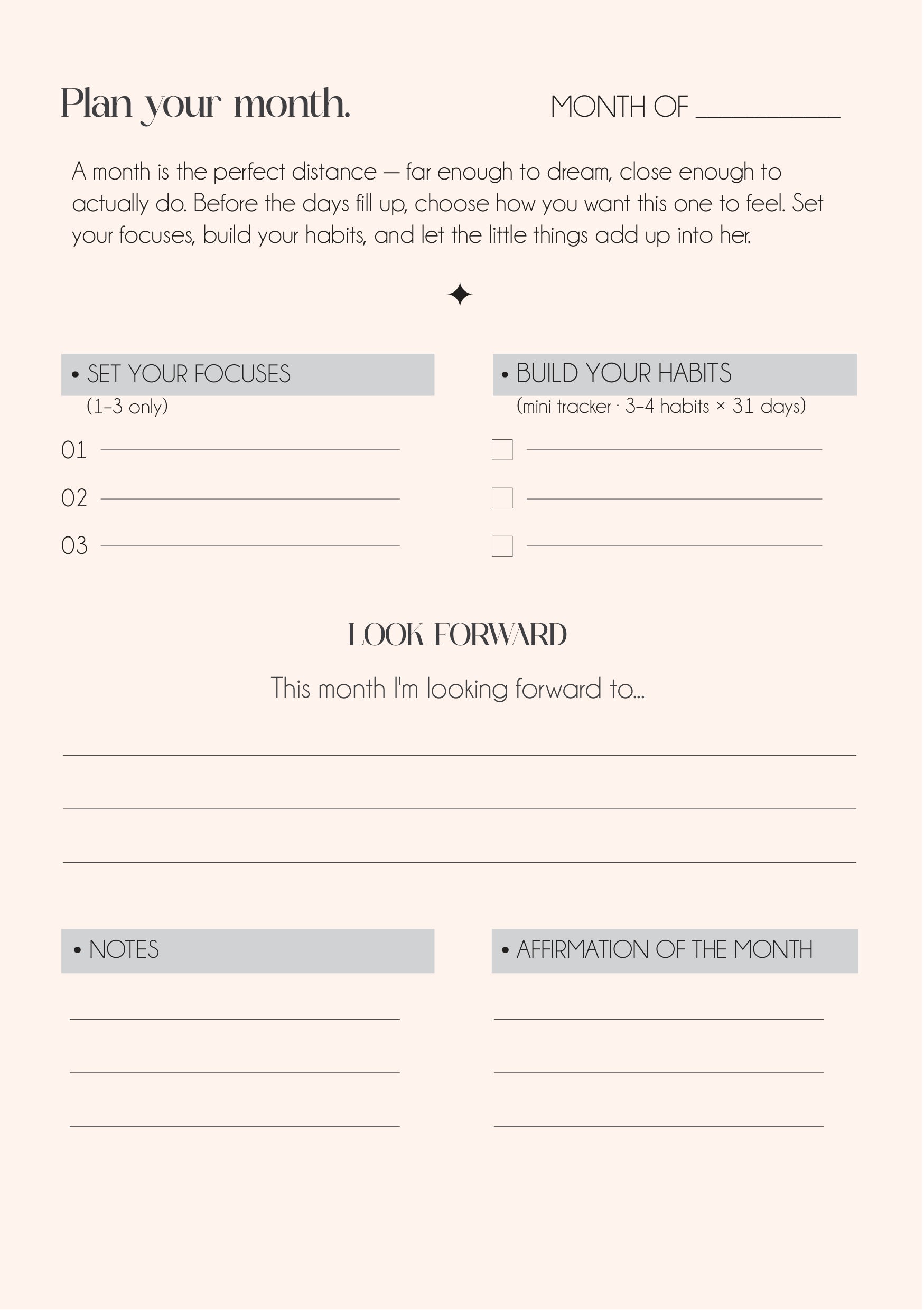 The Glow Up Planner – 6