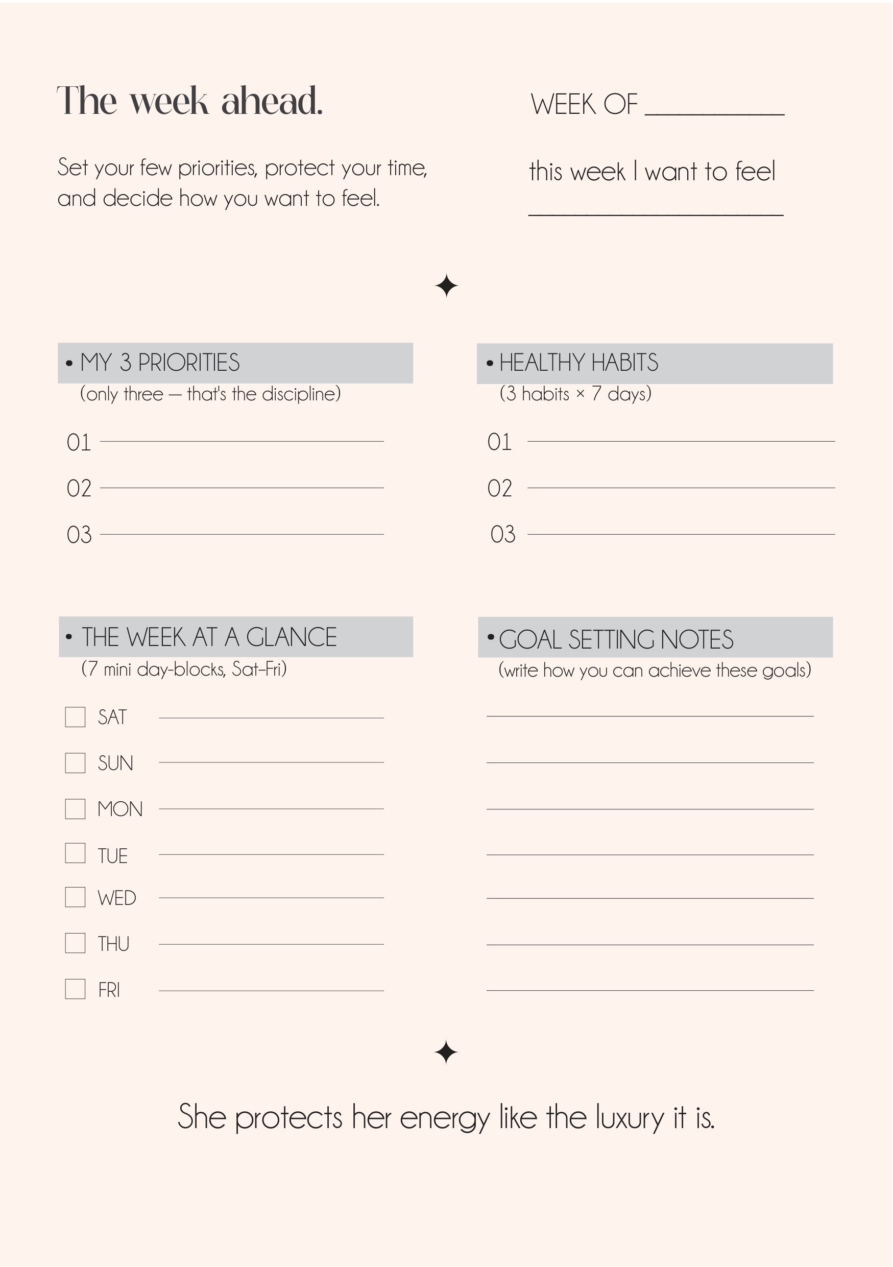 The Glow Up Planner – 17