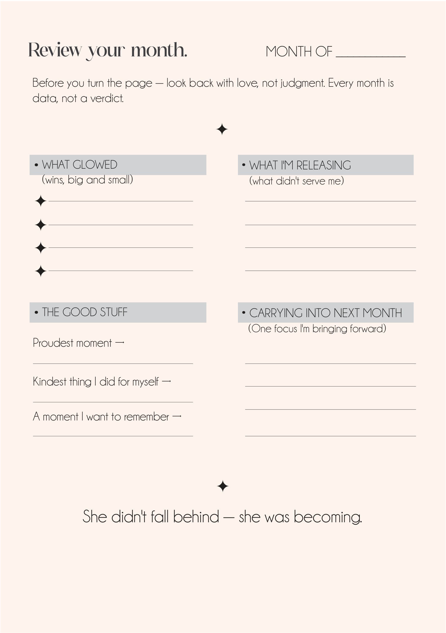 The Glow Up Planner – 44